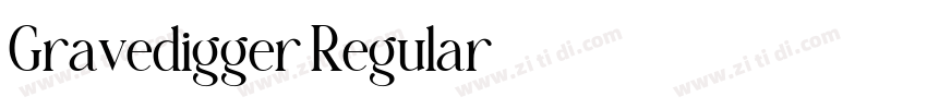 Gravedigger Regular字体转换